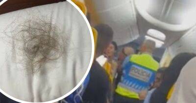 Passenger has huge clump of hair 'pulled out' in violent brawl on flight to Tenerife from Manchester