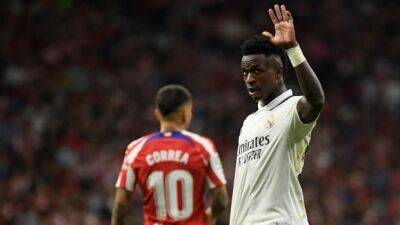 Atletico Madrid denounces racist chants against Real Madrid's Vinicius Junior