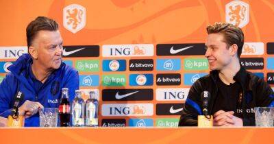 "I would be happier" - Van Gaal addresses De Jong start to season after failed Man United transfer