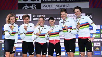 Michael Matthews - Switzerland take win in mixed team time trial at the World Championships from Italy and Australia - eurosport.com - Germany - Netherlands - Switzerland - Italy - Australia