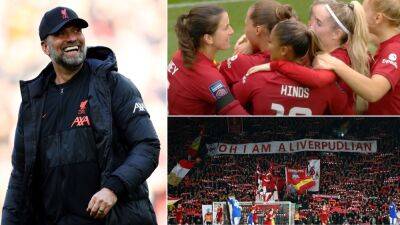 Liverpool: Jurgen Klopp wants "sold out Anfield" for women's Merseyside derby