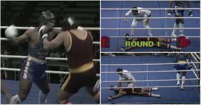 Mike Tyson's best KO? Iron Mike brutally dropped opponent in 8 seconds in Junior Olympic final
