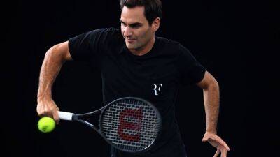 Roger Federer trains for final tournament of career in London - in pictures