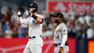 Roger Maris - Aaron Boone - Giancarlo Stanton - Judge stuck at 60 HRs but Yankees still rout Pirates - tsn.ca - Usa - New York