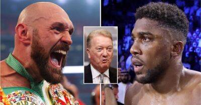 Tyson Fury vs Anthony Joshua: Frank Warren sets AJ final deadline to agree terms for fight
