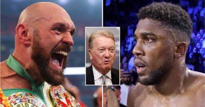 Anthony Joshua - Tyson Fury - Frank Warren - Tyson Fury vs Anthony Joshua: Frank Warren sets AJ final deadline to agree terms for fight - givemesport.com