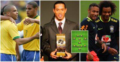 Copa America - Thiago Silva - Dani Alves - Paris Saint-Germain - Ronaldo, Neymar, Ronaldinho: Brazil's greatest XI of the 21st century - givemesport.com - Qatar - Brazil - Usa