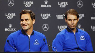 Roger Federer - Rafael Nadal - Andy Murray - Novak Djokovic - Jack Sock - Roger Federer teams up with Rafael Nadal in doubles for 'wonderful' farewell at Laver Cup - thenationalnews.com - France - Switzerland - Usa - London
