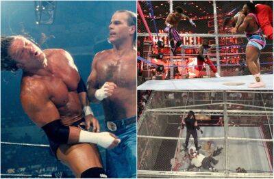 John Cena - Ronda Rousey - Liv Morgan - Kurt Angle - Shawn Michaels - Edge - WWE Extreme Rules: 10 best stipulation matches in history - givemesport.com -  Philadelphia