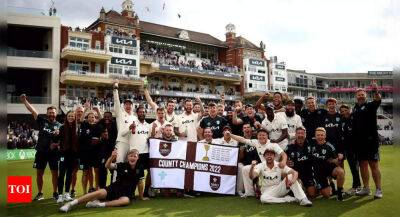 Surrey win County Championship for the 21st time - timesofindia.indiatimes.com