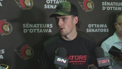 Drake Batherson says only that he's co-operating with 2018 world juniors investigations
