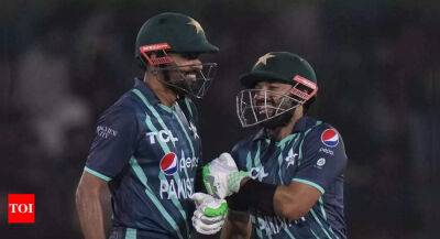 2nd T20I: Record-breaking Babar Azam and Mohammad Rizwan star as Pakistan down England