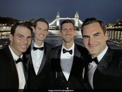 Roger Federer's Pic With Novak Djokovic, Rafael Nadal and Andy Murray Breaks The Internet