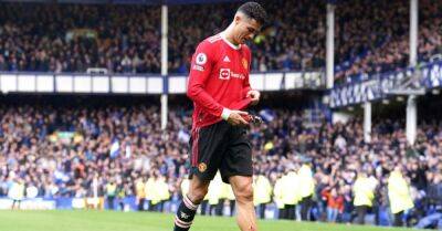 Cristiano Ronaldo - Erik X (X) - Man Utd - Cristiano Ronaldo charged by FA over mobile phone incident at Everton - breakingnews.ie - Manchester - Portugal