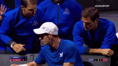 'Try it!' - Roger Federer and Rafael Nadal coach Andy Murray in memorable changeover at Laver Cup