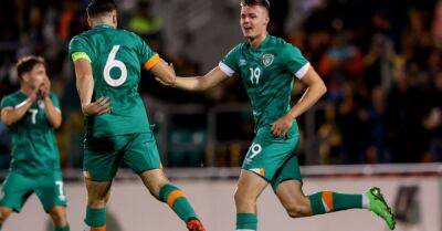 Aaron Connolly - Jim Crawford - Evan Ferguson - Ireland U21s draw 1-1 with Israel in Euro play-off first leg - breakingnews.ie - Ireland - Israel -  Tel Aviv