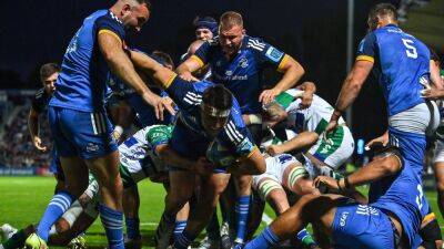 Four tries for Sheehan as Leinster cruise past Benetton