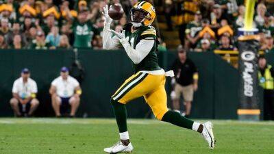 Tom Brady - Aaron Rodgers - Mike Evans - Matt Lafleur - Chris Godwin - Allen Lazard - Green Bay Packers WR Sammy Watkins (hamstring) out for Week 3 game at Tampa Bay Buccaneers - espn.com -  Chicago - state Wisconsin -  New Orleans - county Green - county Bay