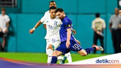 Laga Persahabatan: Messi Brace, Argentina Sikat Honduras 3-0