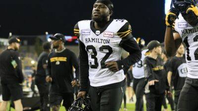 Tiger-Cats DB Randle Jr. carted off with apparent neck injury