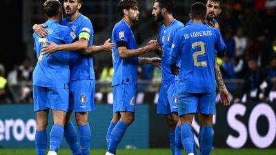 Roberto Mancini - Harry Kane - Gareth Southgate - Giacomo Raspadori - Nations League: Giacomo Raspadori's Strike Helps Italy Defeat England - sports.ndtv.com - Qatar - Germany - Italy - Hungary -  Milan