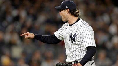 New York Yankees RHP Gerrit Cole, manager Aaron Boone ejected for arguing called ball that preceded game-tying HR