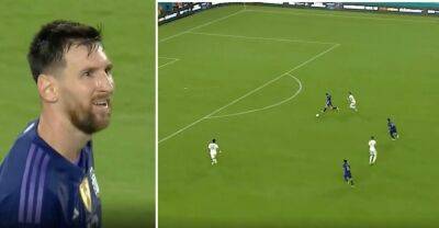 Lionel Messi scores outrageous chip during incredible Argentina performance