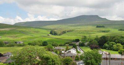 The tiny village in the shadow of three peaks with a stunning waterfall when it rains