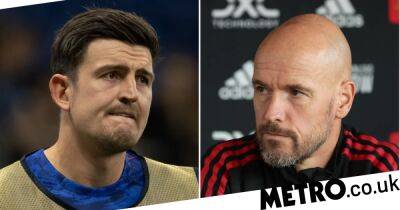 Harry Maguire intent on winning Manchester United place after being axed by Erik ten Hag