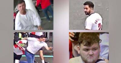 CCTV released as four men 'wanted' over Euro 2020 final disorder - manchestereveningnews.co.uk - Manchester - Italy - London