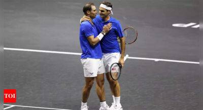 Roger Federer - Rafael Nadal - Matteo Berrettini - Cameron Norrie - Team Europe - Rafael Nadal pulls out of Laver Cup after doubles with Roger Federer - timesofindia.indiatimes.com - France - Switzerland - Italy - Usa