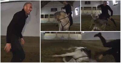 Zinedine Zidane - Zinedine Zidane: Real Madrid icon was even elegant when falling off a horse - givemesport.com