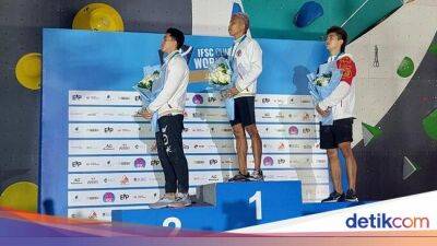 Aspar Raih Juara Dunia Panjat Tebing 2022 di Jakarta