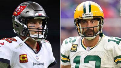 All-time greats Tom Brady and Aaron Rodgers meet on Sunday