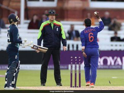 Michael Vaughan - Harmanpreet Kaur - Deepti Sharma - "Stinks Seeing A Game Won Like That": Michael Vaughan On Deepti Sharma Run-Out - sports.ndtv.com - India