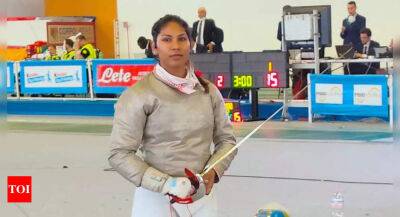 Bhavani Devi to test skills in National Games to prepare for bigger events - timesofindia.indiatimes.com - France - Italy - India - county Christian -  Chennai