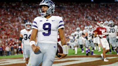 Dillon Gabriel - Kansas State stuns No. 6 Oklahoma behind Adrian Martinez's 5 touchdowns - foxnews.com - county Norman - state Texas - state Kansas - state Oklahoma - county Dillon - state Nebraska