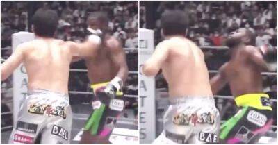 Floyd Mayweather brushes off massive Mikuru Asakura blow before landing superb KO