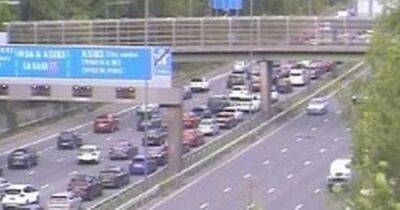 LIVE: Queues building on M56 near Manchester Airport after crash - latest updates