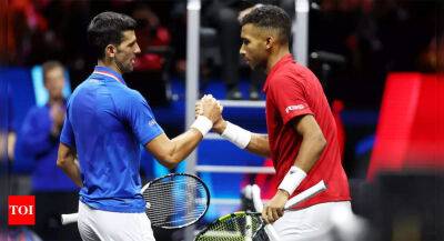 Laver Cup: Auger-Aliassime beats Djokovic to put Team World on brink of victory