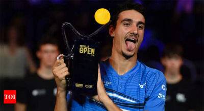 Hubert Hurkacz - Lorenzo Sonego - Stan Wawrinka - Italy's Lorenzo Sonego romps to Metz ATP title - timesofindia.indiatimes.com - Switzerland - Italy