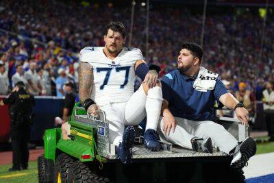 Derrick Henry - Titans’ Taylor Lewan out for season after suffering knee injury against Bills - foxnews.com -  Las Vegas - state Tennessee - county Buffalo - state New York - state Michigan - county Cooper - county Park