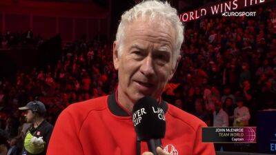 'No one beats Team World five times in a row' - John McEnroe overjoyed with Laver Cup success