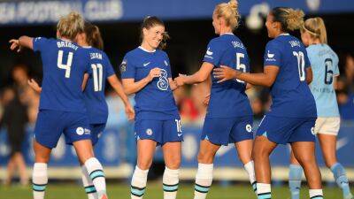 Chelsea 2-0 Manchester City: Fran Kirby and Maren Mjelde on target for defending champions in Women's Super League