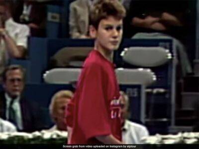 Watch: A 12-Year-Old Roger Federer Starts ATP Journey As Ball Boy In Basel