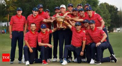Cam Smith - Corey Conners - Trevor Immelman - United States captures ninth consecutive Presidents Cup - timesofindia.indiatimes.com - Britain - Usa - Canada - county Davis