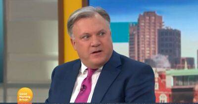 Susanna Reid scolds Ed Balls as she's forced to reassure ITV Good Morning Britain viewers over Father Christmas