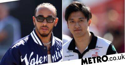 Lewis Hamilton - Alfa Romeo - Zhou Guanyu inspired by ‘leader’ Lewis Hamilton after receiving racist abuse - metro.co.uk - Britain - China - Bahrain -  Hamilton - Singapore