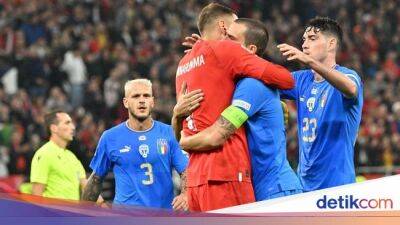 Federico Dimarco - Gianluigi Donnarumma - Giacomo Raspadori - Italia Dapat Pelipur Lara Gagal ke Piala Dunia - sport.detik.com - Qatar