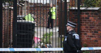 Dramatic pictures show street cordoned off by police after shots fired at house